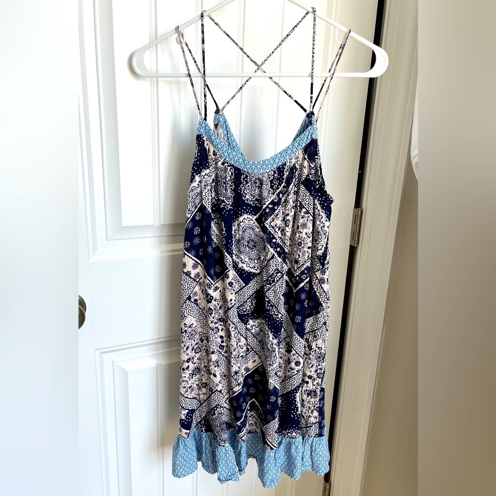 Umgee Mini Floral Flowy Dress - Picture 3 of 6